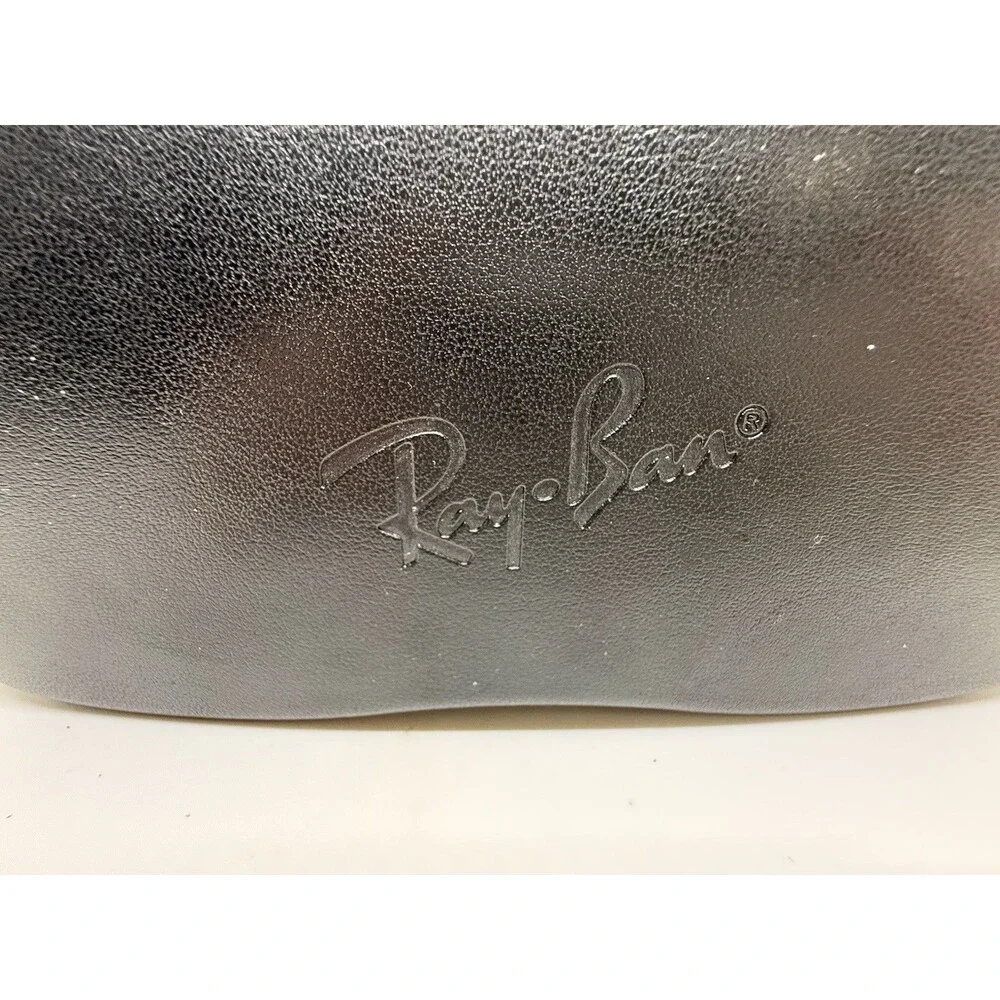 Ray Ban Universal Black Hard Case 6.5” for Sunglasses, Cleaning Cloth & Pouch